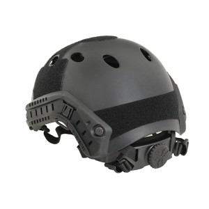 Шлем пластиковый FAST PJ Helmet Replica with quick adjustment - Black [EM]